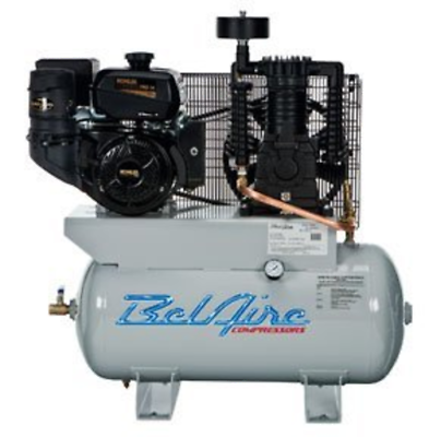 BelAire 3G3HKL 14HP 30Gallon 2Stage 25CFM Gas Powered Contractor Air Compressor