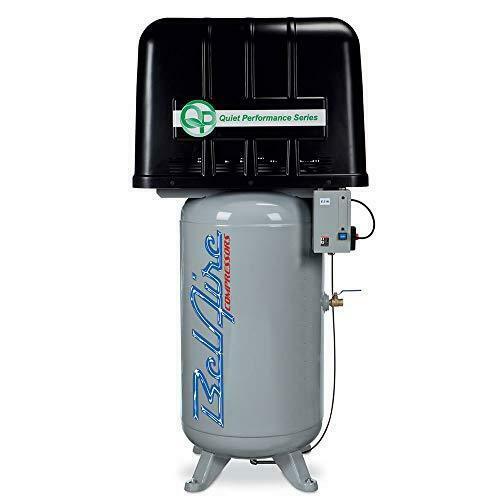 BelAire QP318VE 5HP 80 Gallon 2 Stage 208-230V 1PH Quiet Enclosed Air Compressor