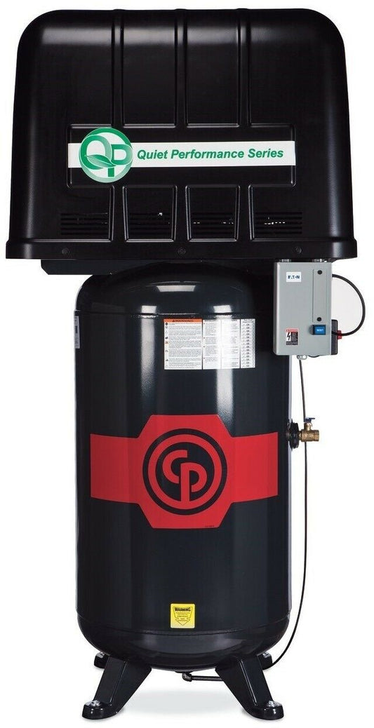 CP RCP-7581VQP 7.5HP 80 Gallon 2Stage 208-230V 1PH Quiet Enclosed Air Compressor