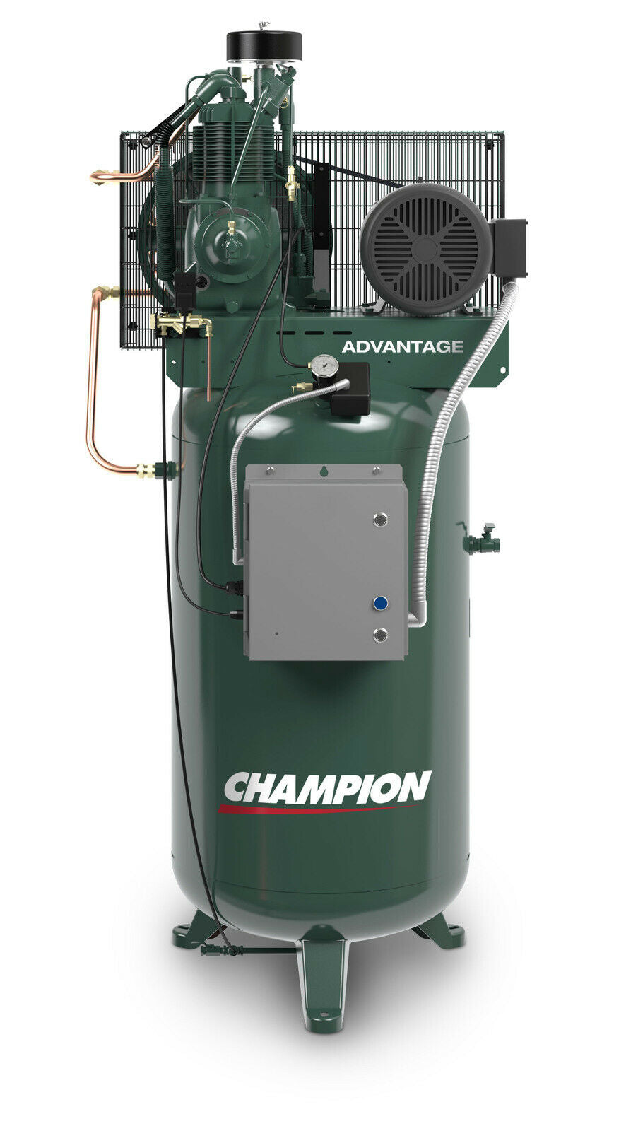 Champion Advantage VR7F-8 7.5Hp Vertical 80Gallon Air Compressor 22CFM 4 Options