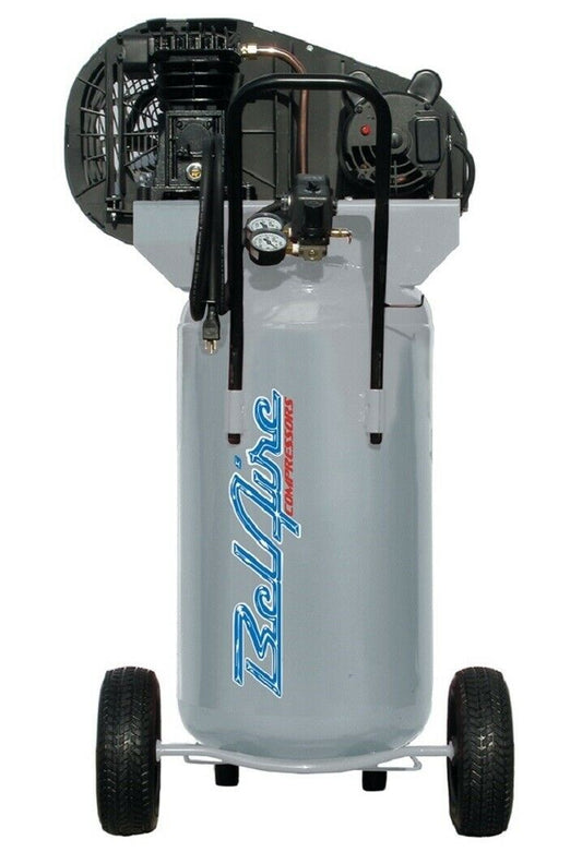 BelAire 5024VP 2HP 26Gallon Vertical Single Stage 7.1CFM Portable Air Compressor