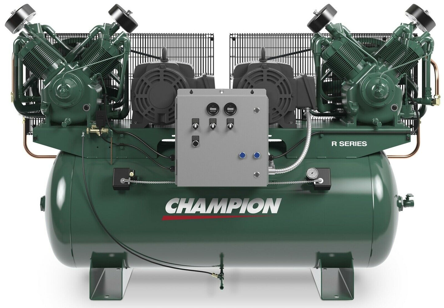 Champion Advantage 20Hp 240 Gallon AC 208V 3Phase Duplex Air Compressor HR10D-24