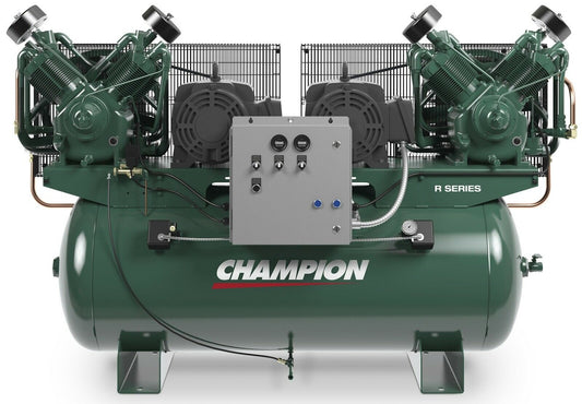 Champion Advantage 20Hp 240 Gallon AC 208V 3Phase Duplex Air Compressor HR10D-24
