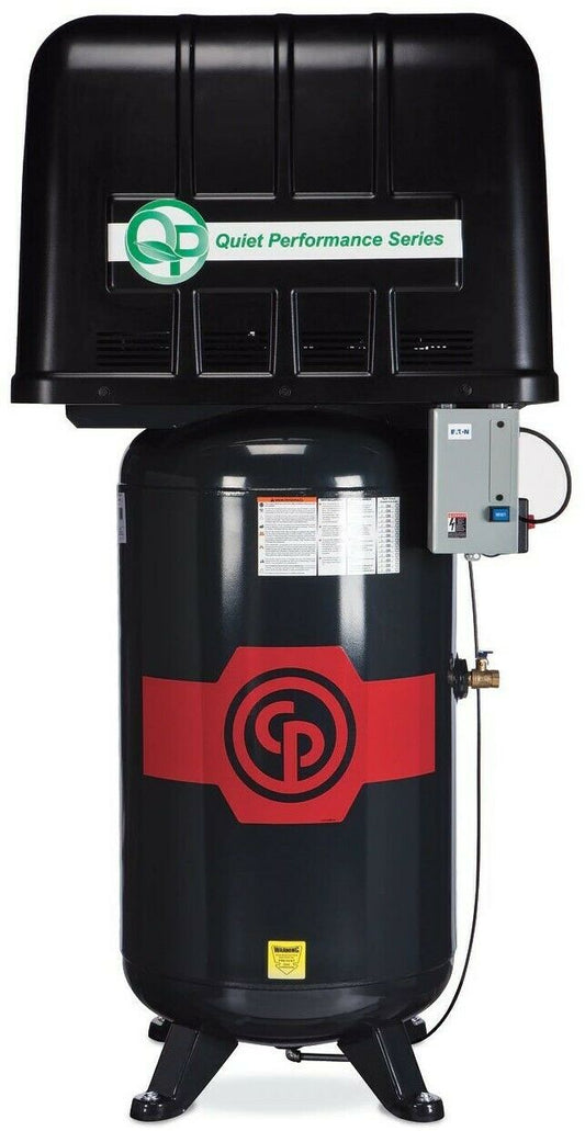 CP RCP-7581VQP 7.5HP 80 Gallon 2Stage 208-230V 1PH Quiet Enclosed Air Compressor