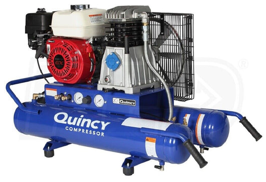 Quincy G15H8WQ 5.5HP 8Gallon 1Stage Honda Gas Powered Wheelbarrow Air Compressor